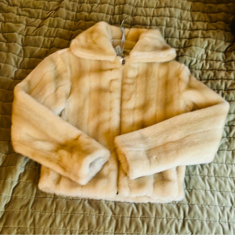 Cream Faux Fur Jacket